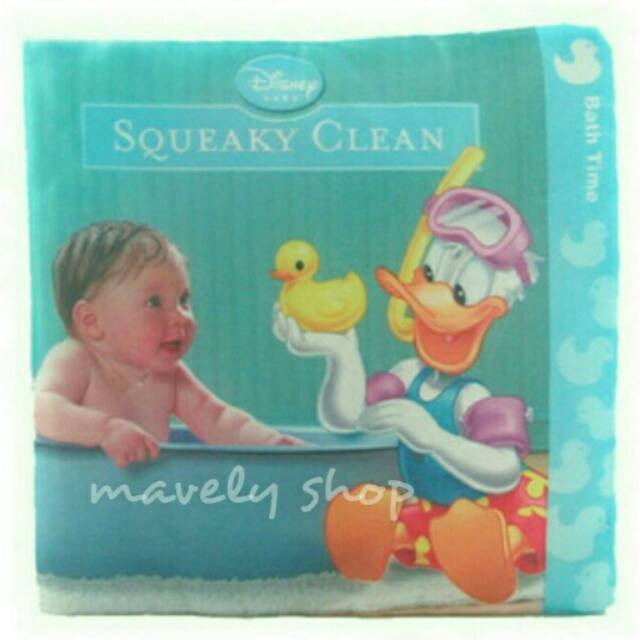 Squeaky Clean Bath Book Baby Disney Original