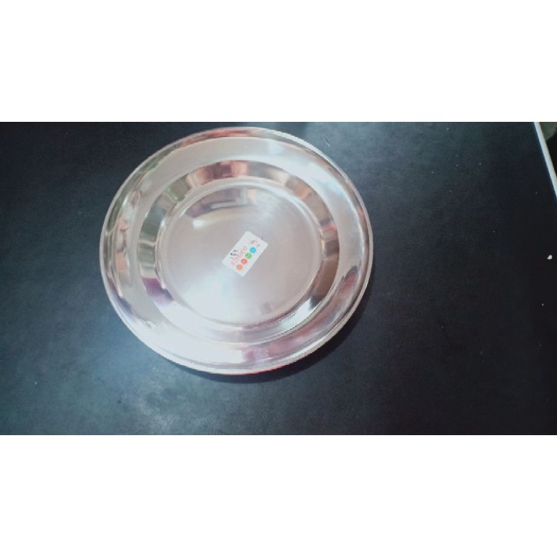 piring stainless 24 cm polos