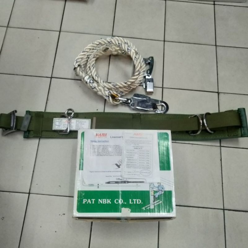 Safety Belt HARU HC 27 / Sabuk Pengaman Kerja Ketinggian PLN Original