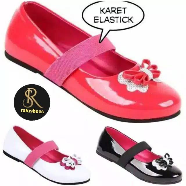 Sepatu Balet Anak Usia TK -SD Model Pita  Kupu Sepatu Anak Flatshoes Terbaru