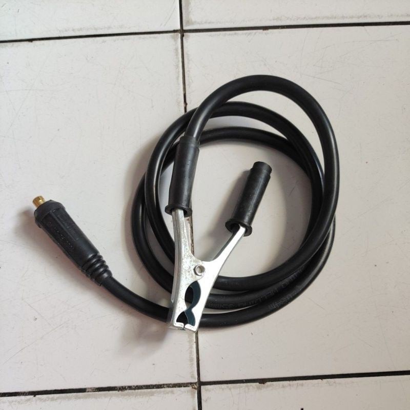 tang massa+kabel set 1.5m hitam (35mm)