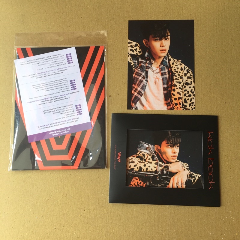 [ Ready ] Take all 2 Postcard photoframe md merch AR Kick back frame photo A4 poster official era wayv nct Lucas set unsealed only pc photocard