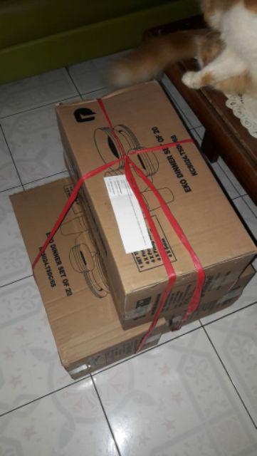 Eko  Mantul Dinner Set Of 20 Pcs Green Piring Set