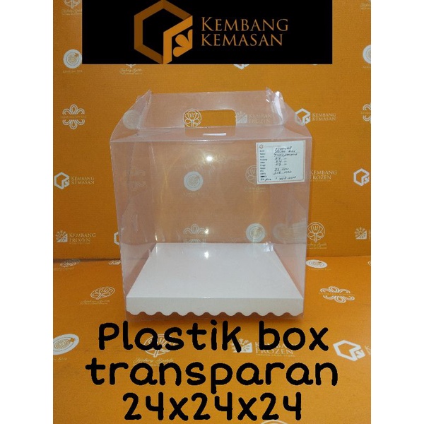 

plastik Box Transparant 24x24x24