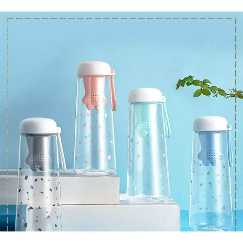 botol air minum sakura cat 550ML