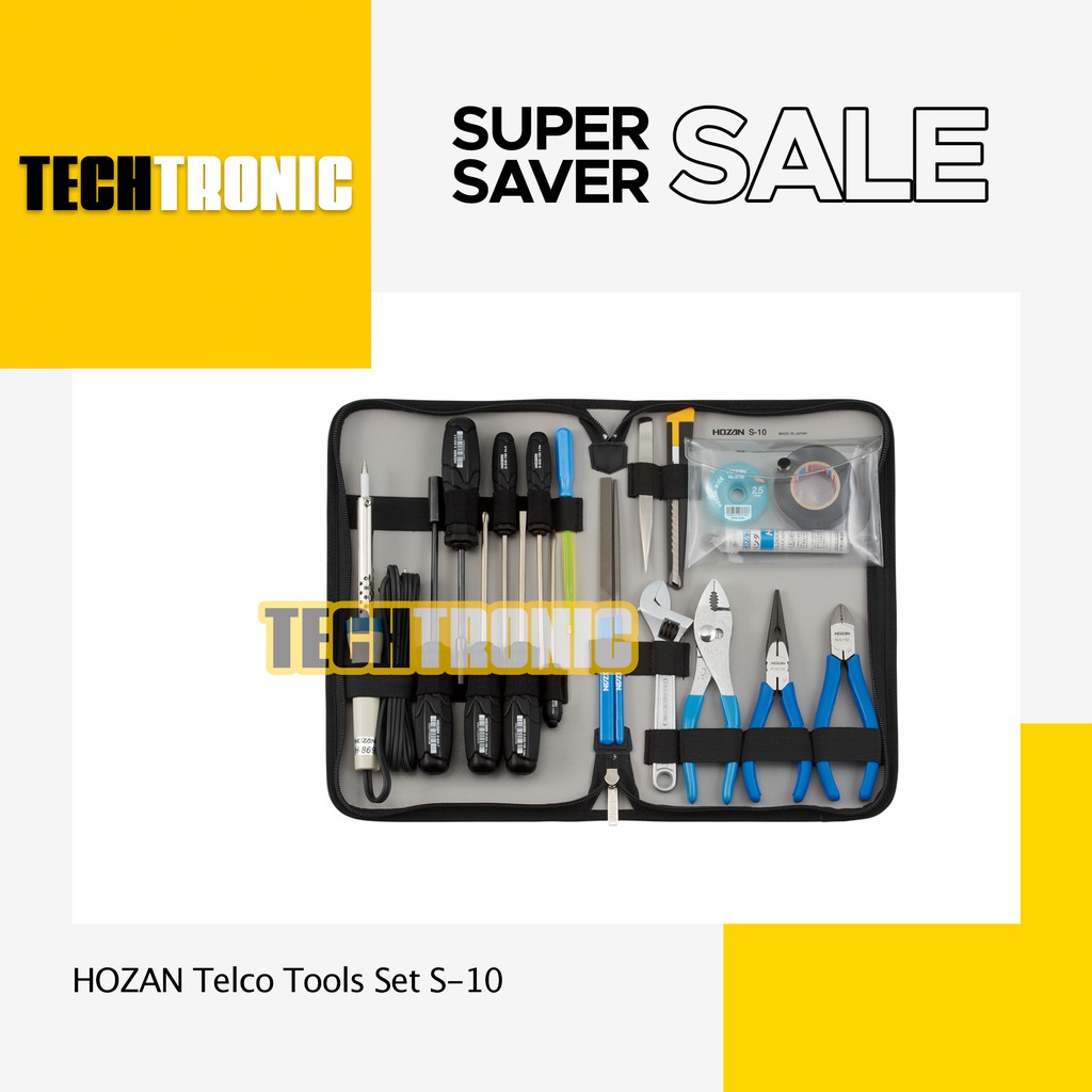 HOZAN Telco Tools Set S-10 - TECHTRONIC