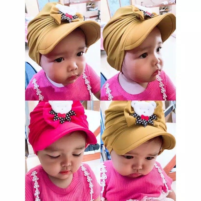 TURBAN BAYI TOPI USIA 0-2 TH