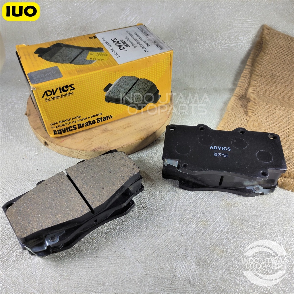 Brake Pad AISIN Fortuner Hilux Kampas Rem ADVICS A1N141T ORI