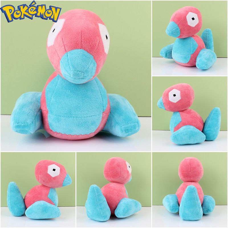 Mainan Plush Porygon Super Lembut Untuk Hadiah Ulang Tahun Anak