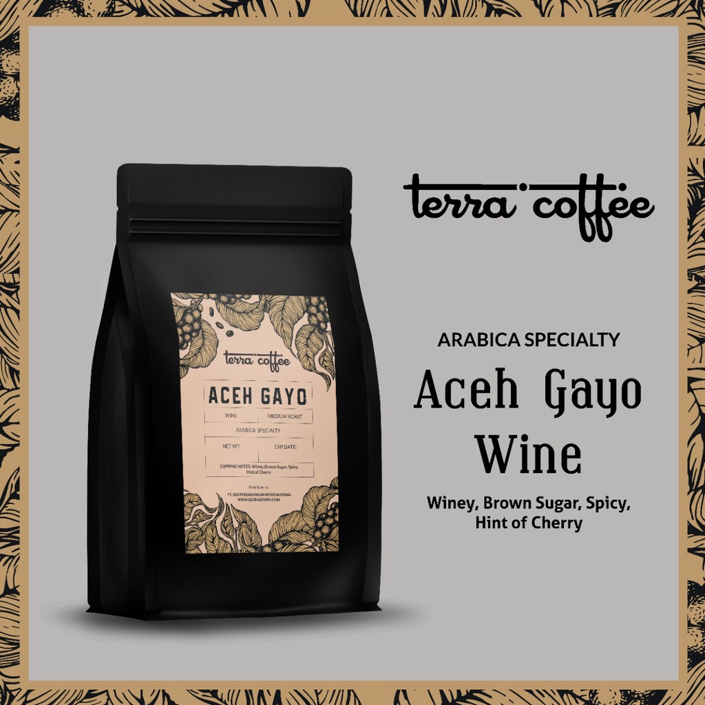 

Kopi Arabika Aceh Gayo Wine Arabica Coffee Beans Single Origin Specialty Coffee Roast Bean Espresso Dan Manual Brew Roaster 1 KG Bubuk Biji