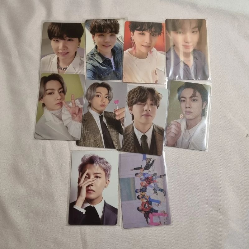[COD] PC Photocard official BTS Bangtan Festa Butter POB The Fact China Persona Jin Yoongi Suga Jhop