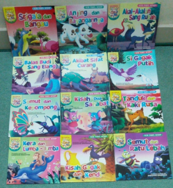 Buku cerita anak seri fabel aesop