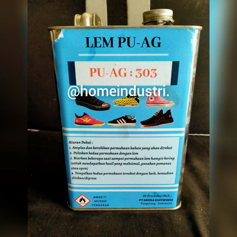 

LEM PU-AG : 303 LEM MATERIAL SEPATU SENDAL