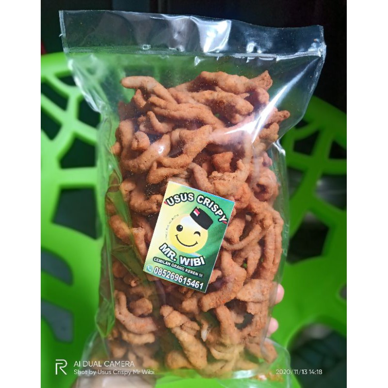 

kripik usus/usus crispy