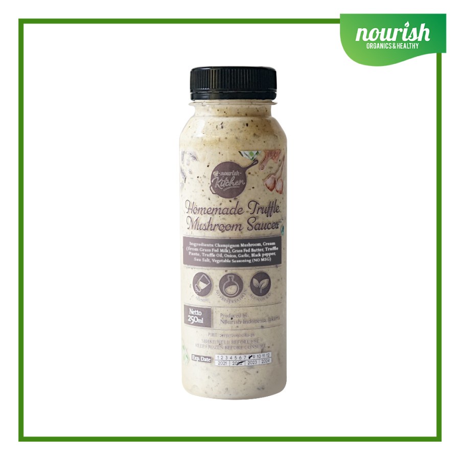 

Homemade Truffle Mushroom Creamy Sauce (Saus Jamur Truffle Non MSG)