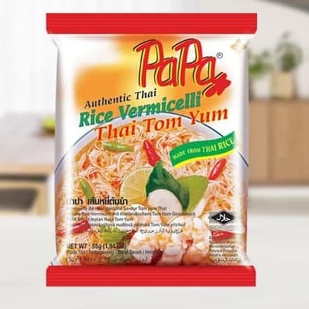 

soun-bihun- papa rice vermicelli thai tom yum bihun 55gr -bihun-soun.