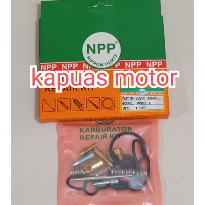 repairkit parkit spuyer dalaman karbu karburator f1zr fizr force1 original npp