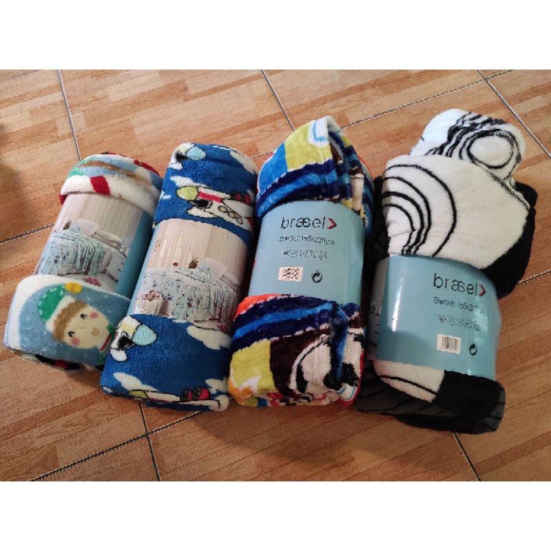 BRASEL BLANKET TERMURAH  /selimut brasel / selimut halus / selimut lembut