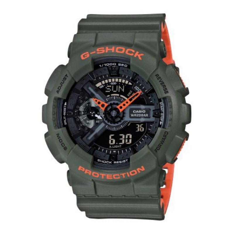 3T011 jam tangan pria wanita casio G-SHOCK GA110 army