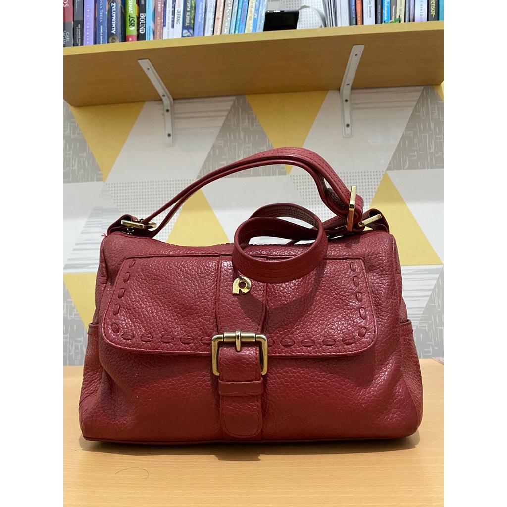 Tas Original Papillon K3050 Merah Preloved (Bekas Pakai)