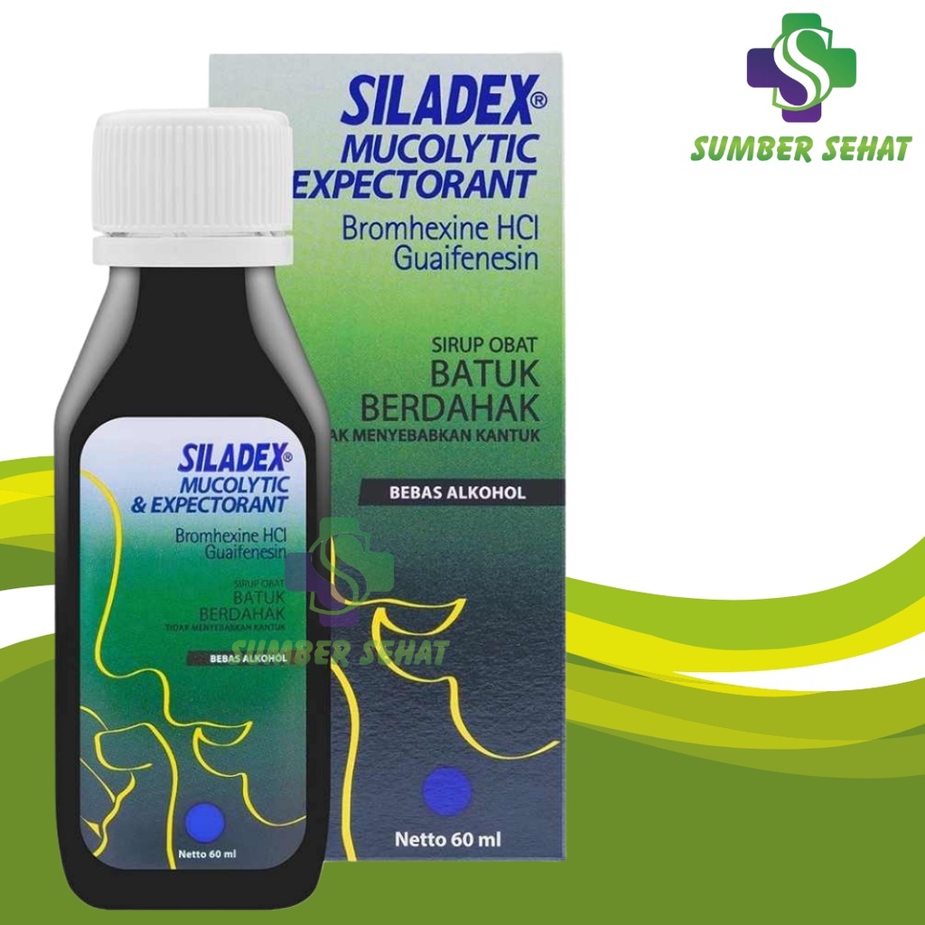 SILADEX BATUK BERDAHAK SIRUP 60 ML (HIJAU)