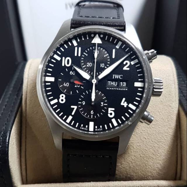 Iwc Pilot Automatic Day Date Chronograph