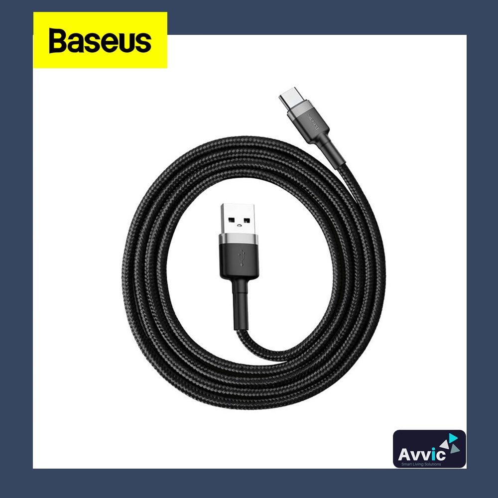 BASEUS Kabel USB to Type C Fast Charge Cafule Cable Charger 3A 1m