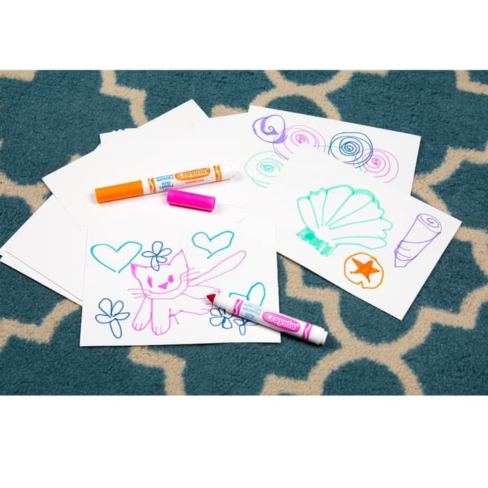 

MURAH CRAYOLA WASHABLE BROAD LINE WINDOW MARKER - 8 COLOR