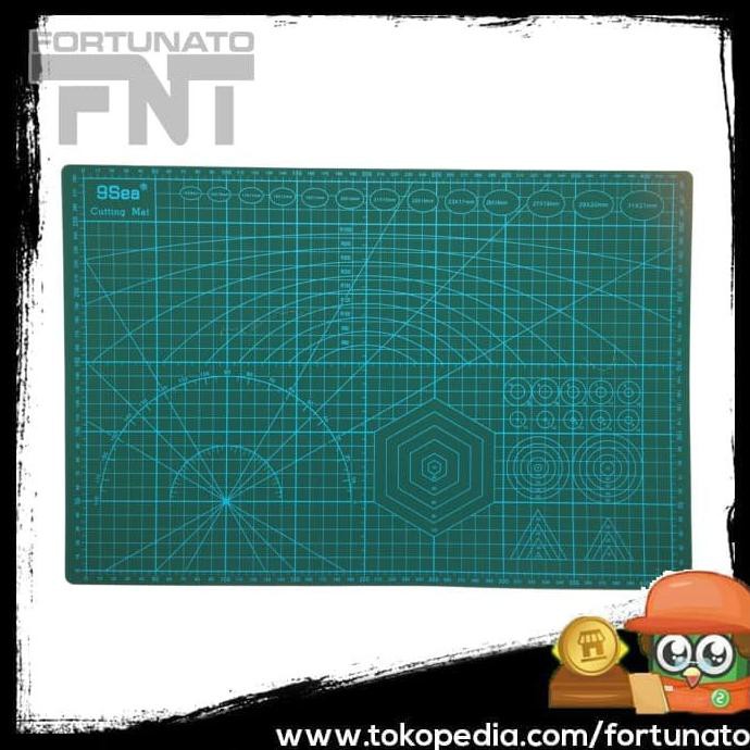 

Open Ds] 9Sea Work Cutting Mat Pad A3 - Green
