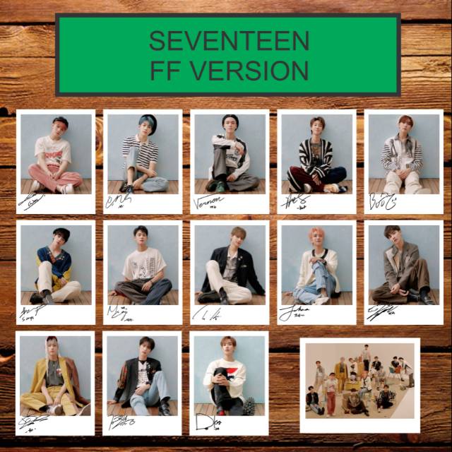 SEVENTEEN SIGNED KPOP POLAROID