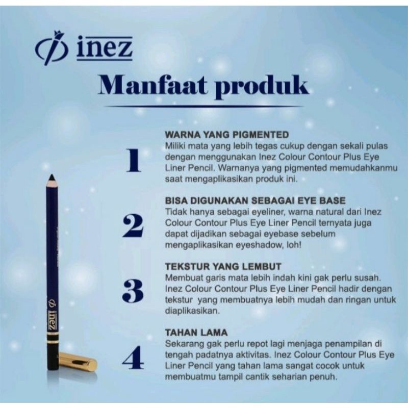 Inez Color Contour Plus Eye Liner Pencil