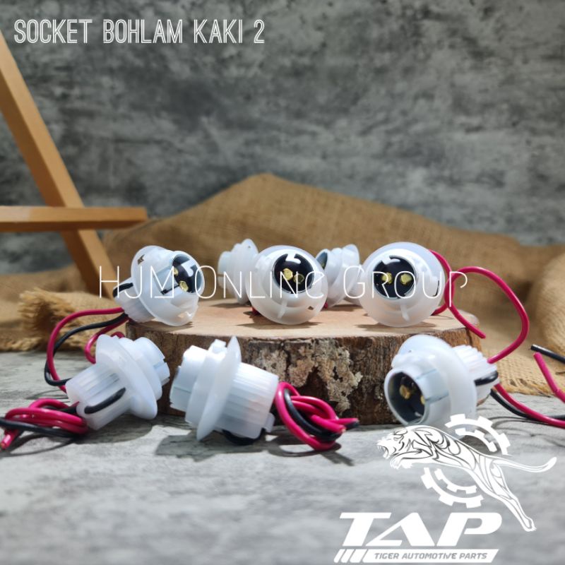 SOCKET SOKET FITTING BOHLAM LAMPU KAKI 1 KAKI 2 SEN SEIN REM