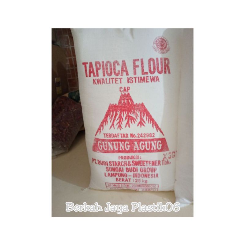 

Tepung Tapioka / Sagu/ Aci Gunung Agung repack 1kg