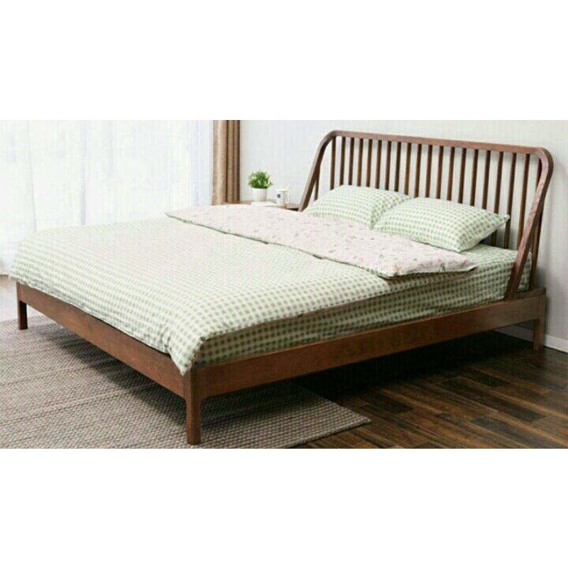 Dipan Ranjang Tempat Tidur Mewah Kuat Kayu Jati Tua Blora