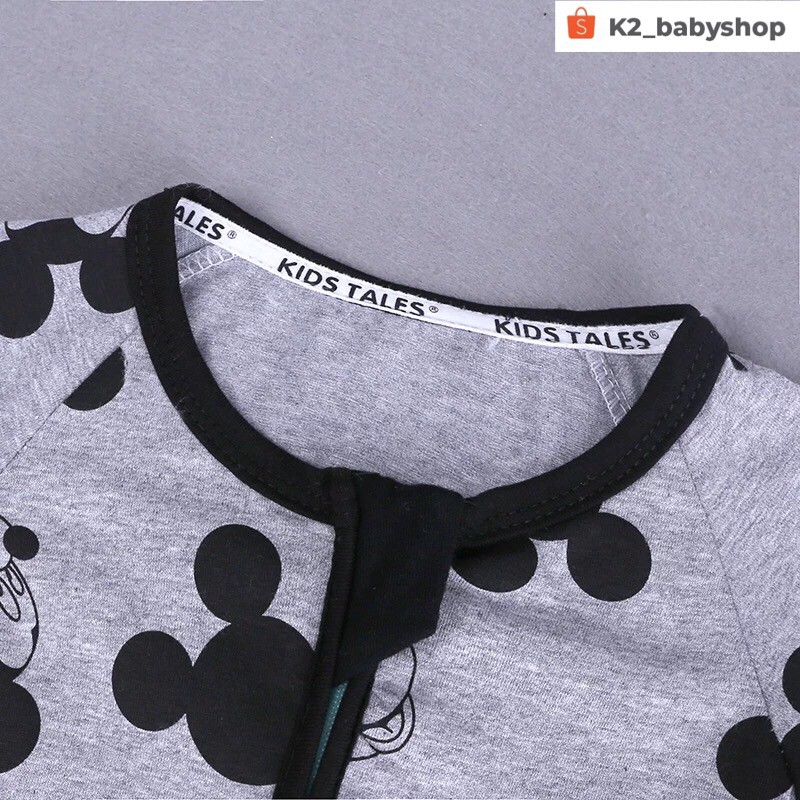 BABY K2 - BABY SHORT SLEEVE ZIPPYSUIT MOTIF MICKEY KODE 00006