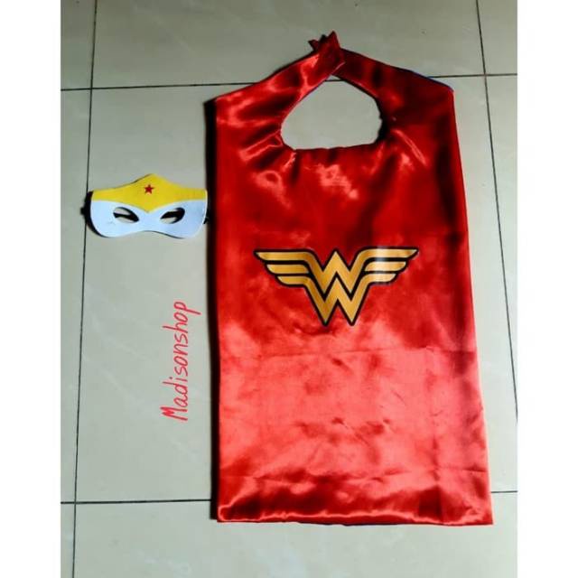 JUBAH SUPER HERO ANAK WONDER WOMAN KOSTUM SUPER HERO AVENGER PARTY MURAH