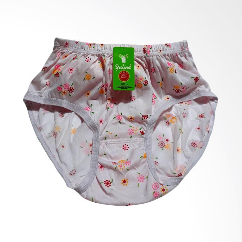 6pcs Celana Dalam Yutind Wanita Sablon &amp; Bordir | CD Yutind Perempuan Dewasa | Open Sorx Grosir 6pcs