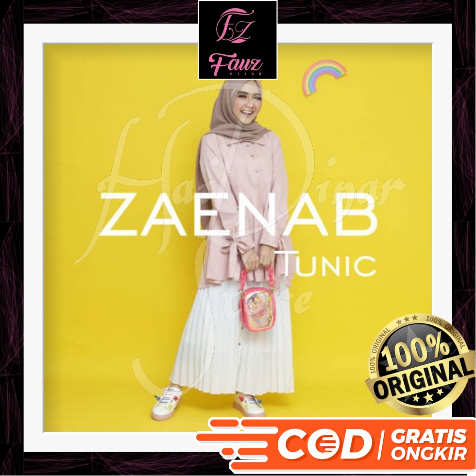 [Baru] Fauz Atasan Tunik Fauz Zaenab Ready