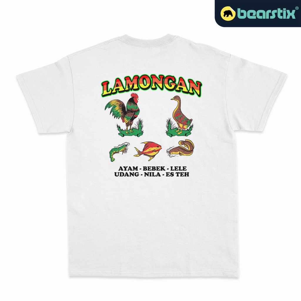 BEARSTIX - Tshirt Pecel Lele Lamongan - Kaos Pecel Lele - Baju Streetwear