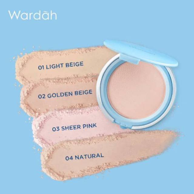 Wardah Lightening Powder Foundation Light Fell 12 gr / Wardah Lightening Powder Foundation Refill / Wardah Lightening Powder Foundation / Wardah Two Way Cake Light Feel