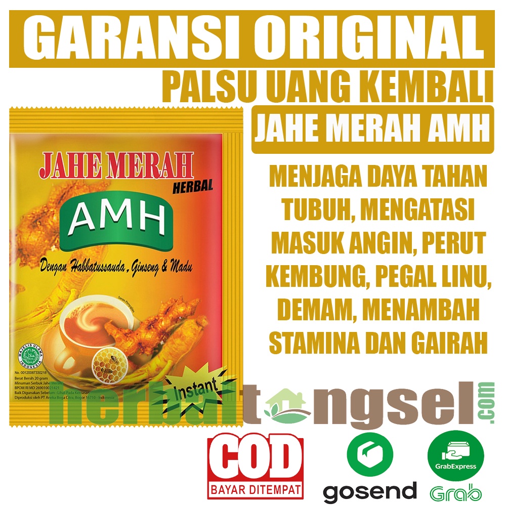 

AMH Jahe Merah Original Asli Habbatussauda Jahe Merah AMH