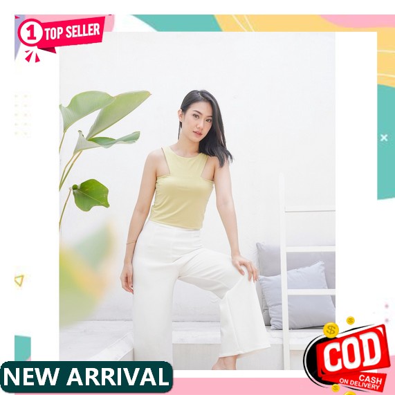 Linford - Zfs Ootd Wanita Tanktop Kiya / Tanktop Mimi / Tanktop Kasual Cewe / Baju Tanktop Sexy / Ta