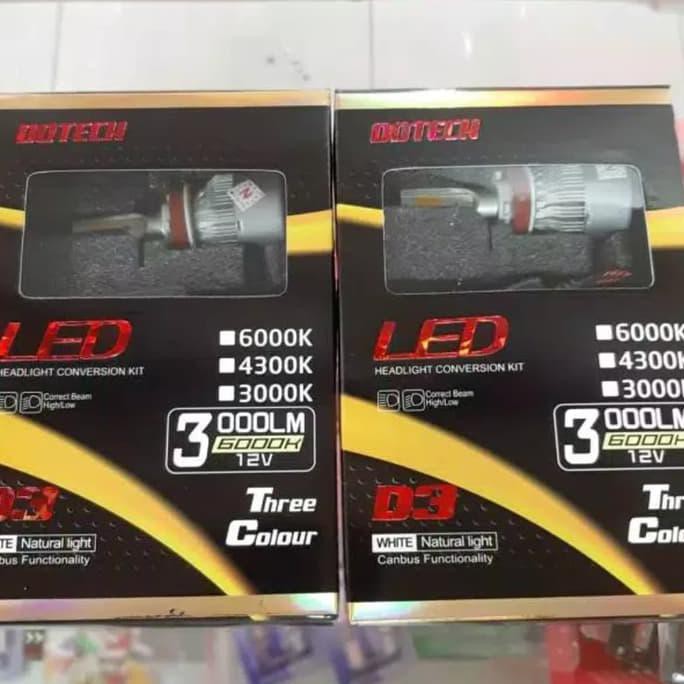 TERMURAH LAMPU LED 3 WARNA H11 H1 H7 HB3 HB4 MOBIL HEADLAMP / FOGLAMP #6