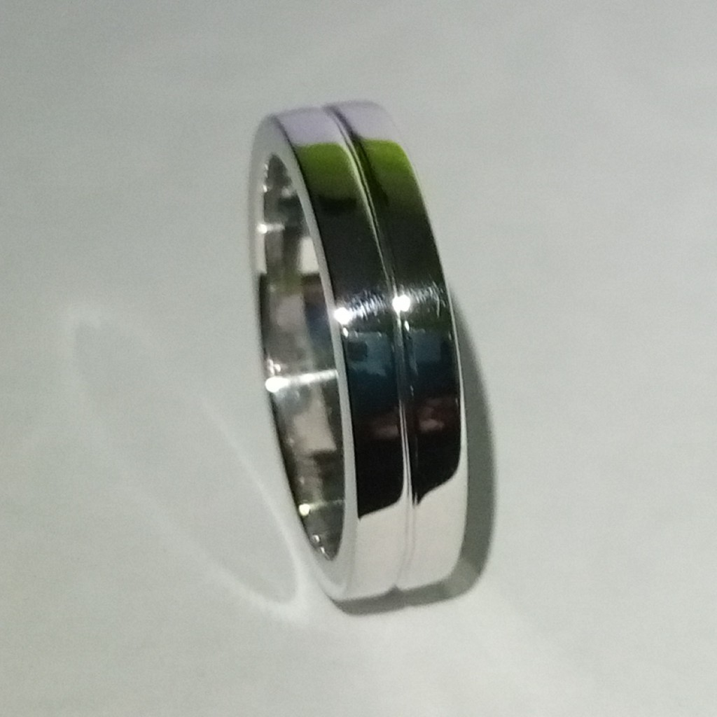 Bisa Pesan Model Garansi Silver Asli Cincin Perak Kawin Tunangan Nikah Simple Gratis Ukir Tulis Nama ID22