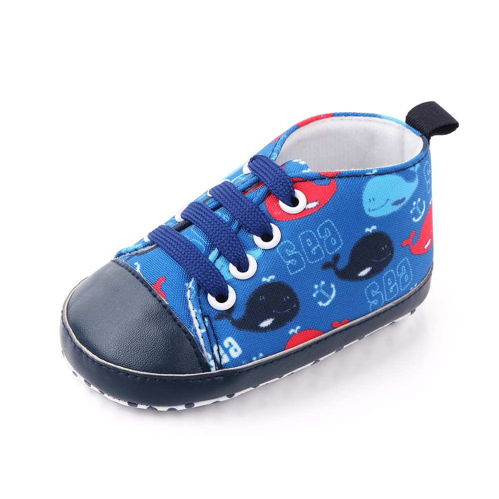 LittleAaron 2426 SEAWORLD Sepatu Anak Laki Sepatu Bayi Prewalker Shoes 0-18 bulan Import Sport Termurah Sendal Bayi Anak Cewek Cowok