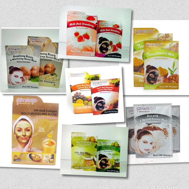 Beli 6 free box // qiansoto peel off mask // QIANSOTO MASKER