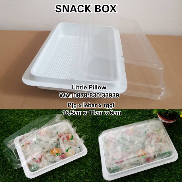 (ISI 50PCS - SNACK BOX) Snack Box/Mika Snack/Kotak Snack/Mika Nasi/Mika Kue/Kotak Kue