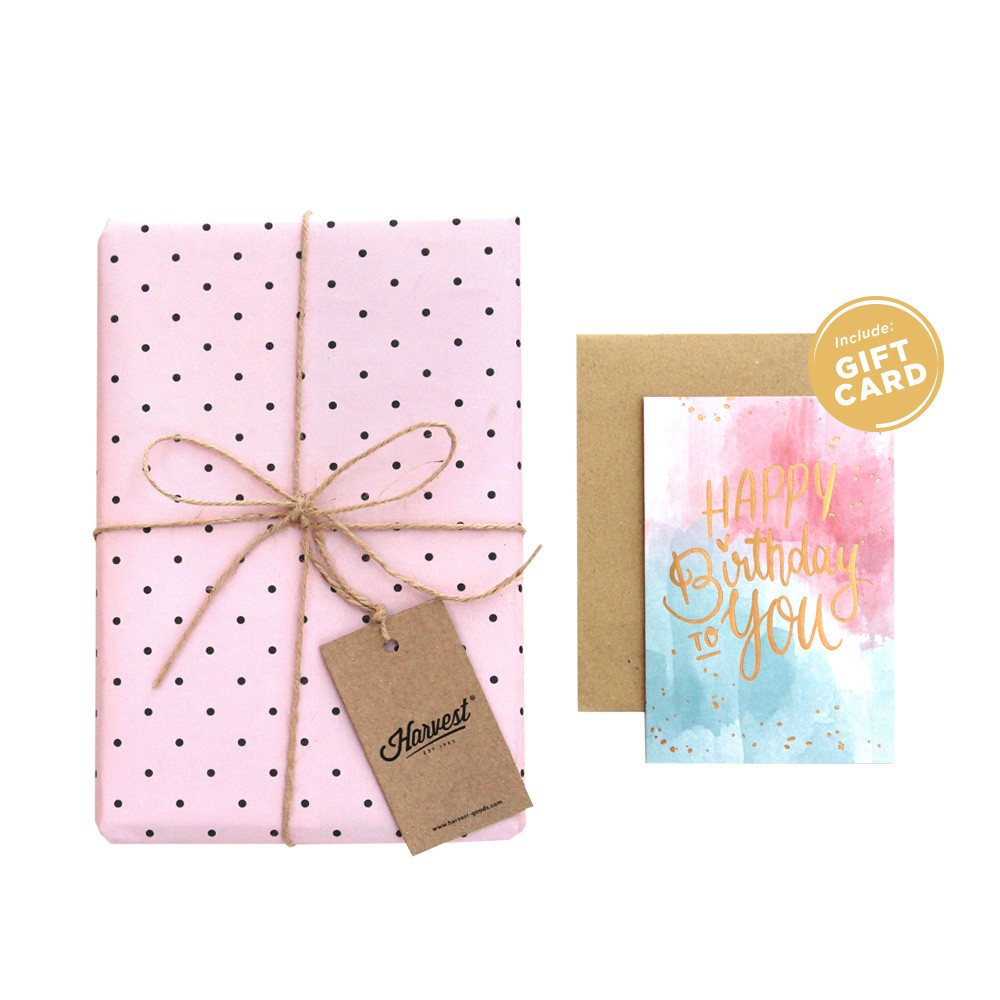

Paket Kertas Kado & Kartu Harvest Gift Set - Amazing Dots