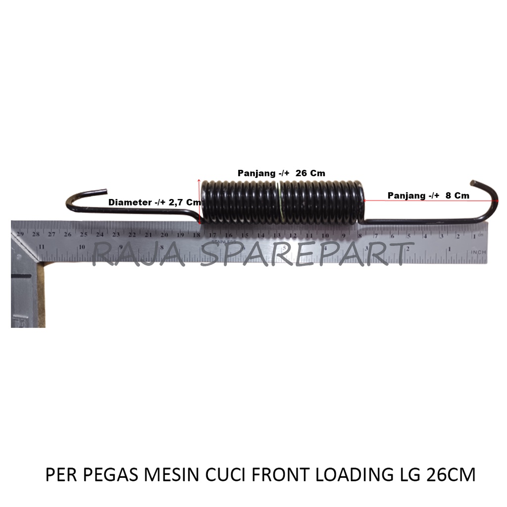 PER PEGAS MESIN CUCI FRONT LOADING LG 26CM