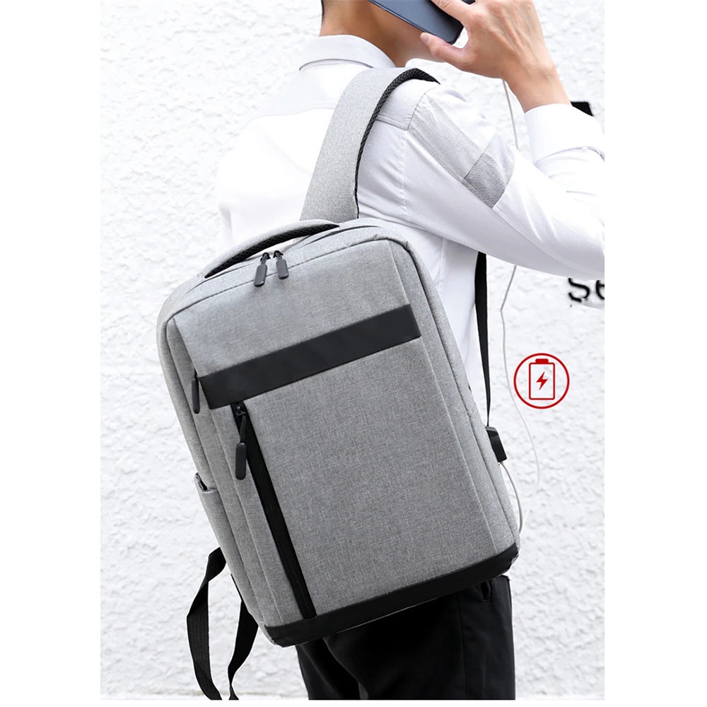 Tas Ransel Laptop Backpack with USB Charger Port - CV904